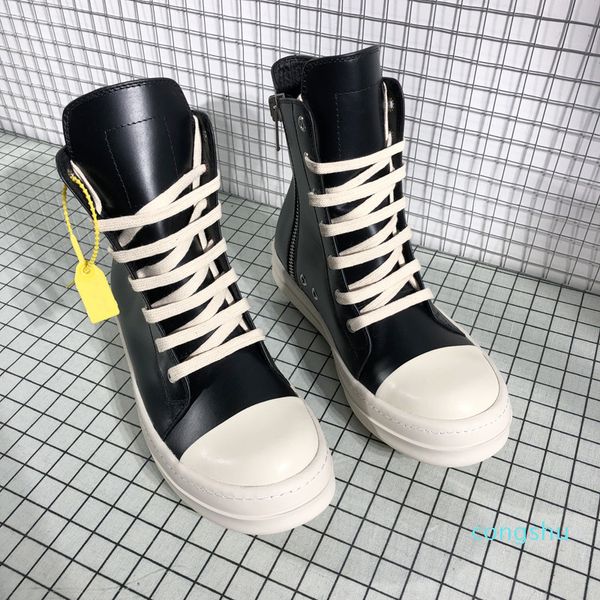 men comfortable ro boots genuine leather man boots shoes thick sole mens winter footwear, Black
men comfortable ro boots genuine leather man boots shoes thick sole mens winter footwear, Black