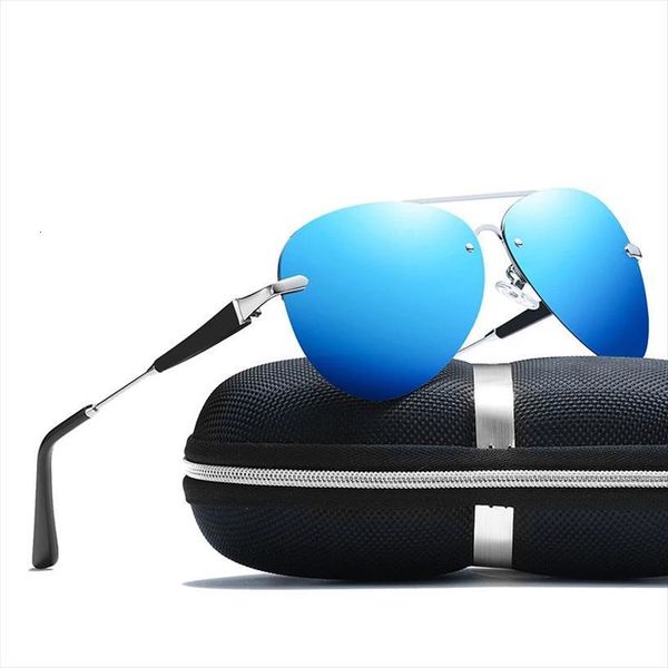 brand sunglasses men polarized driving coating glasses metal rimless pilot sun for gafas de sol hombre mbz743, White;black
brand sunglasses men polarized driving coating glasses metal rimless pilot sun for gafas de sol hombre mbz743, White;black