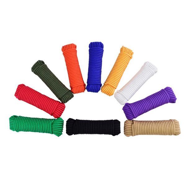 dia 6mm 5kn core-spun parachute cord lanyard tent rope for hiking camping clothesline diy bracelet outdoor gadgets
dia 6mm 5kn core-spun parachute cord lanyard tent rope for hiking camping clothesline diy bracelet outdoor gadgets
