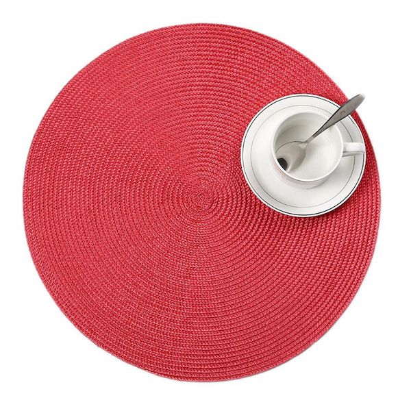 pcs/lot round weave placemat fashion pp dining table mat disc pads bowl pad coasters waterproof cloth 38cm diameter mats &
pcs/lot round weave placemat fashion pp dining table mat disc pads bowl pad coasters waterproof cloth 38cm diameter mats &