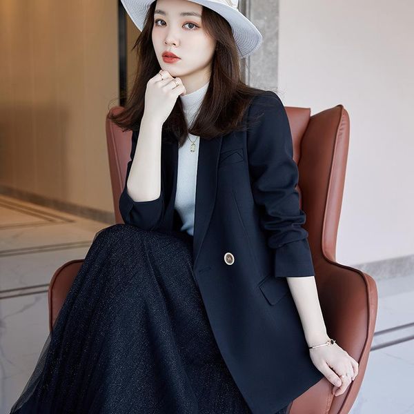 women's suits & blazers s-3xl large size office jacket autumn and winter elegant loose long-sleeved ladies all-match suit high quality, White;black
women's suits & blazers s-3xl large size office jacket autumn and winter elegant loose long-sleeved ladies all-match suit high quality, White;black
