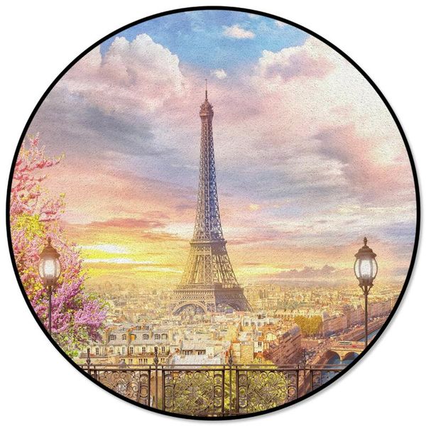 carpets paris tower flowers house building round carpet kids area rug anti-slip floor mat for bedroom living room home decor
carpets paris tower flowers house building round carpet kids area rug anti-slip floor mat for bedroom living room home decor