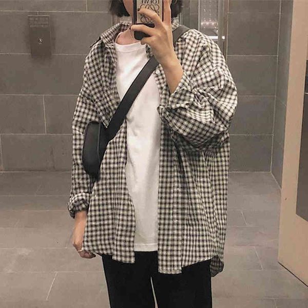 women's blouses & shirts large plaid shirt, casual long sleeve plain korean button basic shirt, White
women's blouses & shirts large plaid shirt, casual long sleeve plain korean button basic shirt, White