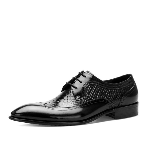 dress shoes men genuine cow leather brogue wedding business formal wine red black lace up pointed oxford
dress shoes men genuine cow leather brogue wedding business formal wine red black lace up pointed oxford
