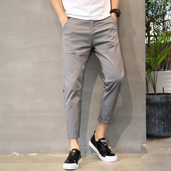men's pants 2021 spring summer casual men fashion trousers male pant slim fit work high waist light thin loose d17, Black
men's pants 2021 spring summer casual men fashion trousers male pant slim fit work high waist light thin loose d17, Black