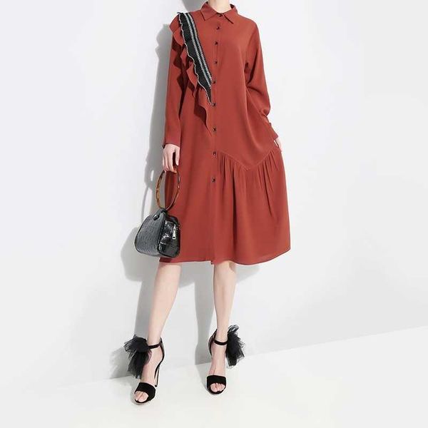 summer patchwork femme robe casual turn-down collar loose ruffles vestidos short sleeve design fashion dress 13a234 210525, Black;gray
summer patchwork femme robe casual turn-down collar loose ruffles vestidos short sleeve design fashion dress 13a234 210525, Black;gray