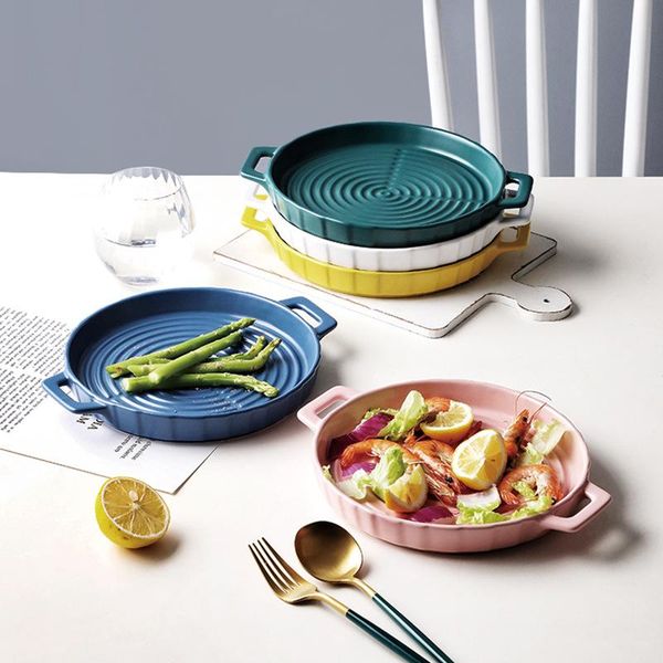 dishes & plates nordic two-eared rice bowl roasting tray ceramic oven suitable for plate household dish fruit breakfast cutlery
dishes & plates nordic two-eared rice bowl roasting tray ceramic oven suitable for plate household dish fruit breakfast cutlery