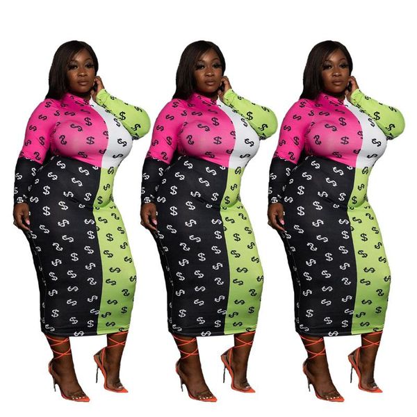 casual dresses xl-5xl women's contrasting digital printing symbol fashion large-size dress mixed 4 color with money long summer, Black;gray
casual dresses xl-5xl women's contrasting digital printing symbol fashion large-size dress mixed 4 color with money long summer, Black;gray