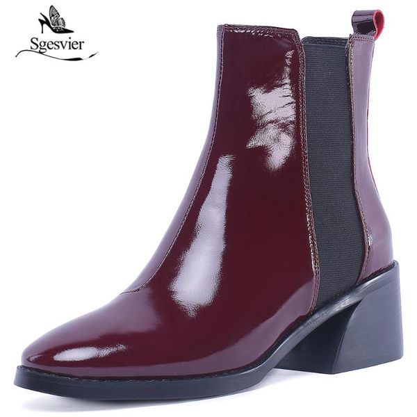 boots sgesvier women high heels patent leather ankle fashion thick heel slip on winter women's shoes big size 30-48 b781, Black
boots sgesvier women high heels patent leather ankle fashion thick heel slip on winter women's shoes big size 30-48 b781, Black