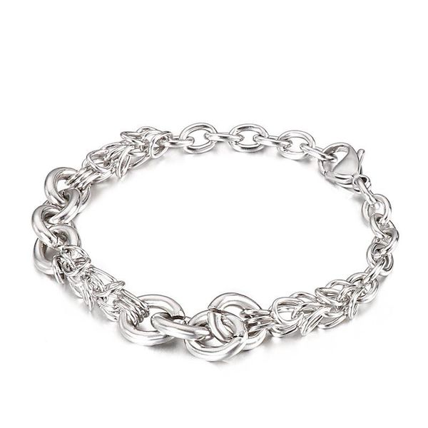 link, chain simple dragon scale bracelet creative and all-match trendy titanium steel, Black
link, chain simple dragon scale bracelet creative and all-match trendy titanium steel, Black