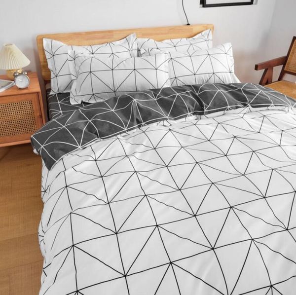 bedding sets minimalist home textile black pink lattice striped duvet cover bedsheet pillowcase nordic set with quilt bed linen
bedding sets minimalist home textile black pink lattice striped duvet cover bedsheet pillowcase nordic set with quilt bed linen