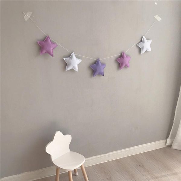 nordic felt fabric string star garland party banner kids room hanging wall decor tent bed mat baby shower bunting cute ornaments
nordic felt fabric string star garland party banner kids room hanging wall decor tent bed mat baby shower bunting cute ornaments