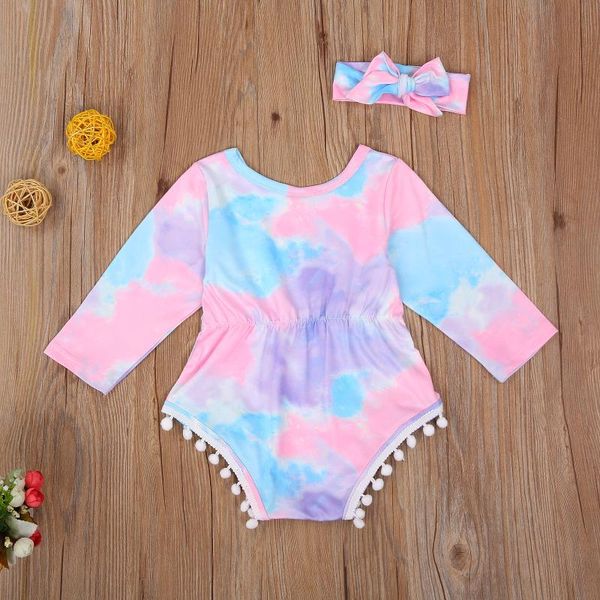 jumpsuits baby & children's girls tie dye rompers round neck long sleeve color playsuits with bow headband set, Blue
jumpsuits baby & children's girls tie dye rompers round neck long sleeve color playsuits with bow headband set, Blue