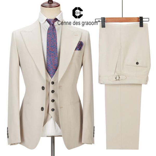 men's suits & blazers cenne des graoom men costume homme tailor-made vest pants 3pcs set wedding dress groom formal business work wear, White;black
men's suits & blazers cenne des graoom men costume homme tailor-made vest pants 3pcs set wedding dress groom formal business work wear, White;black