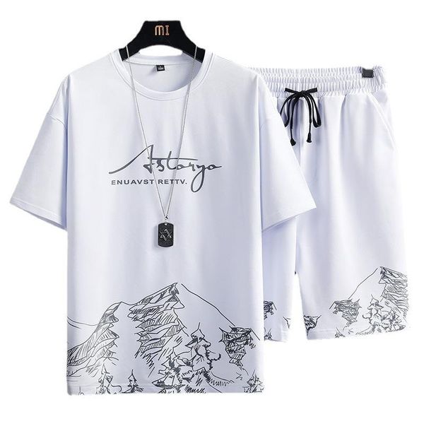men's tracksuits 2021 t-shirt + shorts set summer breathable casual t shirt running fashion brand harajuku printed male sport suit, Gray
men's tracksuits 2021 t-shirt + shorts set summer breathable casual t shirt running fashion brand harajuku printed male sport suit, Gray