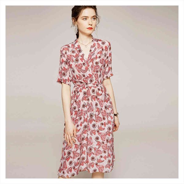 dress 2021 summer women's printed v-neck short sleeve mulberry silk skirt children, Black;gray
dress 2021 summer women's printed v-neck short sleeve mulberry silk skirt children, Black;gray