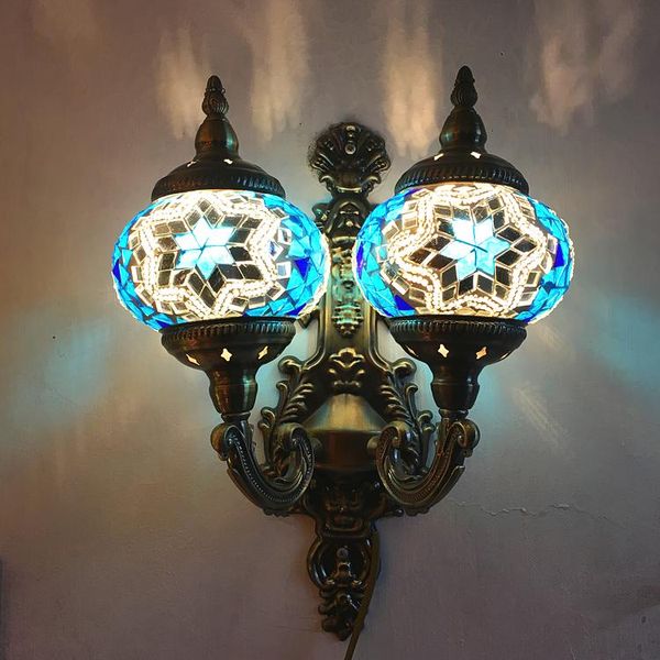 retro romantic classical exotic ethnic staircase corridor tv wall restaurant ktv bar el double-headed lamp
retro romantic classical exotic ethnic staircase corridor tv wall restaurant ktv bar el double-headed lamp