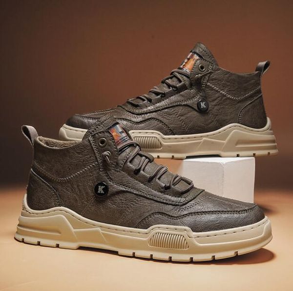 autumn men shoes new fashion lace-up leather casual shoes street trend shoes cool sneakers, Black
autumn men shoes new fashion lace-up leather casual shoes street trend shoes cool sneakers, Black