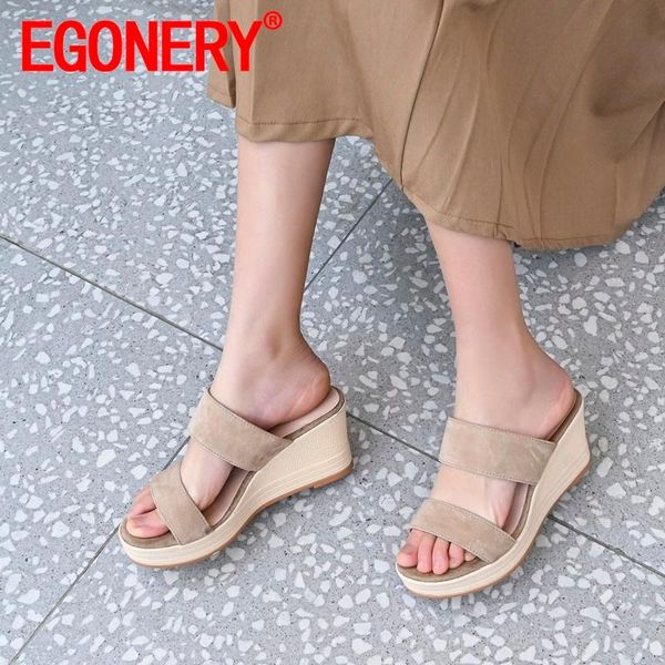 summer style women sandals slipper slope heel peep toe mature concise comfortable fashion suede solid color slippers, Black
summer style women sandals slipper slope heel peep toe mature concise comfortable fashion suede solid color slippers, Black