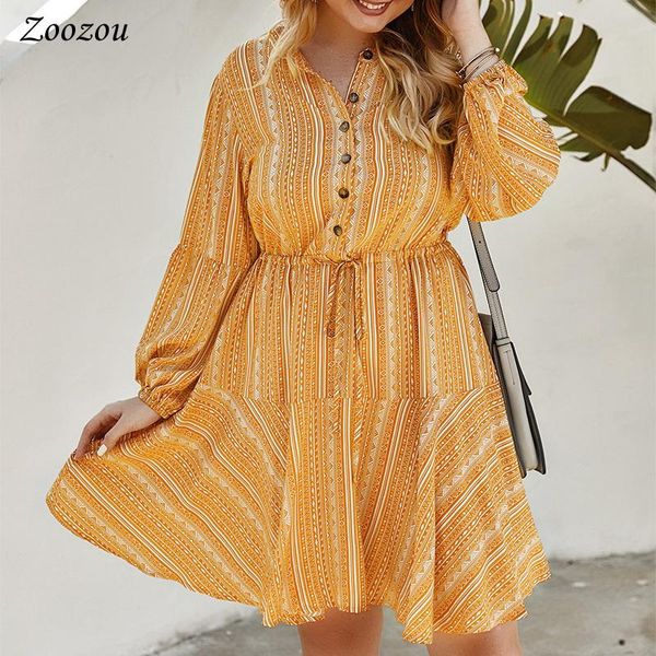 high waist lace up prints knee length women dress plus size autumn long sleeve casual chic loose hem female clothes dresses, Black;gray
high waist lace up prints knee length women dress plus size autumn long sleeve casual chic loose hem female clothes dresses, Black;gray
