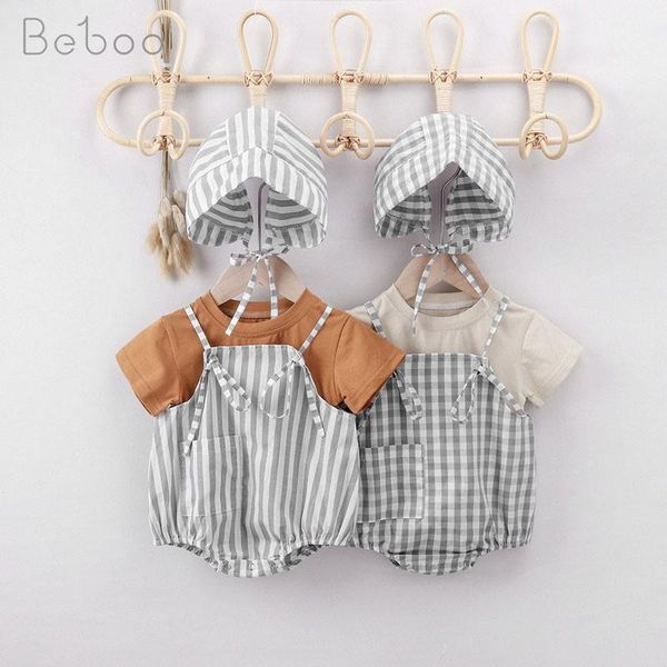 ins baby jumpsuit boys and girls striped short sleeve climbing clothing with hat three-pieces suit for 0-24months babies infant rompers, Blue
ins baby jumpsuit boys and girls striped short sleeve climbing clothing with hat three-pieces suit for 0-24months babies infant rompers, Blue