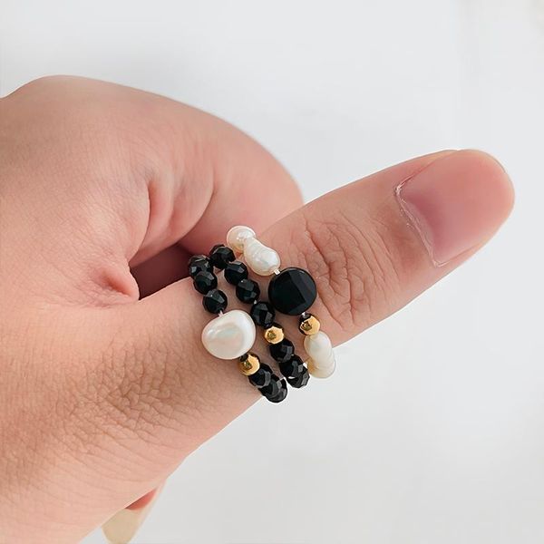 wedding rings arrival fashion freshwater pearl for womens geometric obsidian stainless steel ring minimalist jewelry girls party, Slivery;golden
wedding rings arrival fashion freshwater pearl for womens geometric obsidian stainless steel ring minimalist jewelry girls party, Slivery;golden