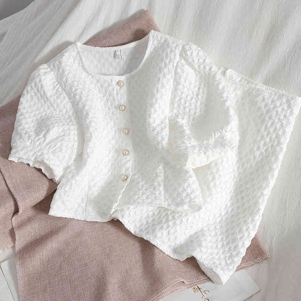 summer fashion casual thi breasted puff sleeve short + high waist a-line buttock skirt two piece suit sk041 210525, White
summer fashion casual thi breasted puff sleeve short + high waist a-line buttock skirt two piece suit sk041 210525, White