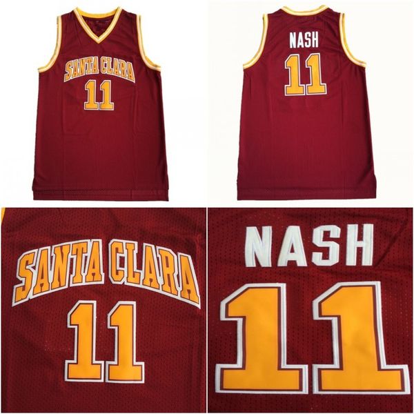 #11 steve nash san santa clara jersey mns red college stitched university retro basketball jerseys, Black
#11 steve nash san santa clara jersey mns red college stitched university retro basketball jerseys, Black