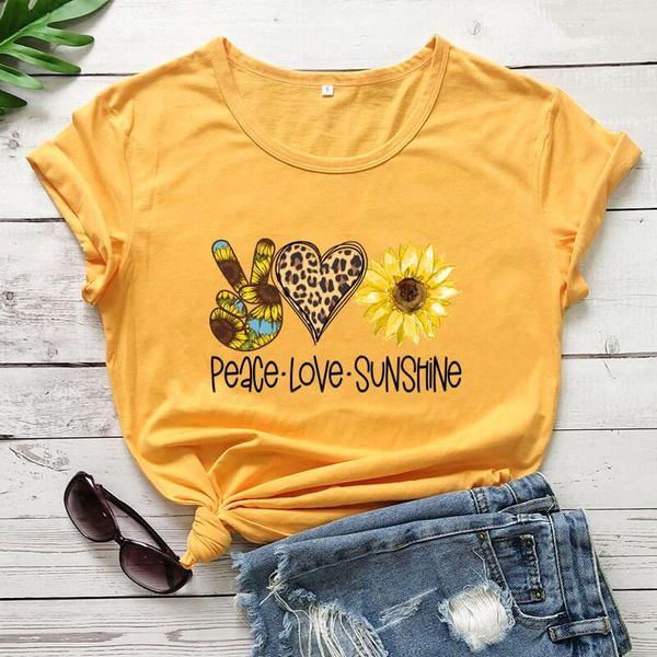 funny t shirt sunflower shirts heart with leopard peach love sunshine arrival colored print women's t-shirt, White
funny t shirt sunflower shirts heart with leopard peach love sunshine arrival colored print women's t-shirt, White