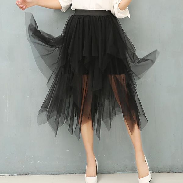 skirts 2021 fashion women summer three-tier irregular mesh ladies casual empire slim solid mid-calf, Black
skirts 2021 fashion women summer three-tier irregular mesh ladies casual empire slim solid mid-calf, Black