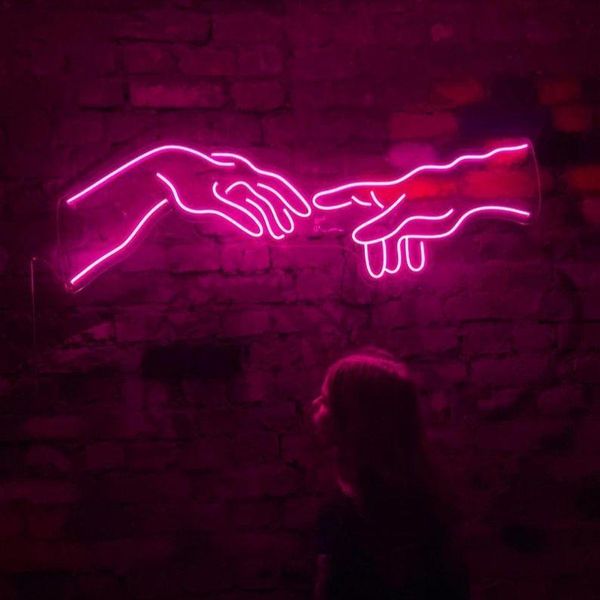 other lighting bulbs & tubes hands of god neon sign - the creation adam, reaching hands, custom led for home, wall signs, home decor, person
other lighting bulbs & tubes hands of god neon sign - the creation adam, reaching hands, custom led for home, wall signs, home decor, person