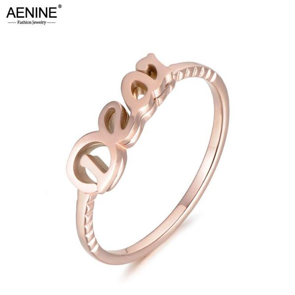 romantic rose gold dear letter engagement rings jewelry stainless steel wedding for women anillos mujer ar18028, Slivery;golden
romantic rose gold dear letter engagement rings jewelry stainless steel wedding for women anillos mujer ar18028, Slivery;golden