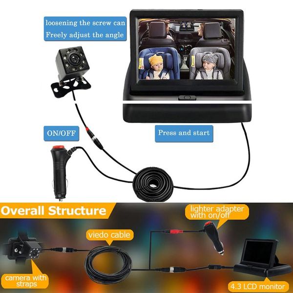 mini cameras eshowee infant rear display view camera adjustable baby car mirror facing infrared night vision monitor
mini cameras eshowee infant rear display view camera adjustable baby car mirror facing infrared night vision monitor