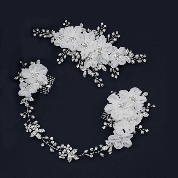 other slbridal handmde rhinestones pearls yarn flower bridal headband hair comb clip wedding barrettes accessories women jewelry, Golden;white
other slbridal handmde rhinestones pearls yarn flower bridal headband hair comb clip wedding barrettes accessories women jewelry, Golden;white