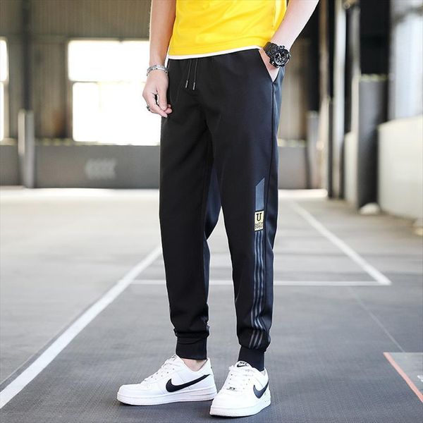 4xl stripe sports letter u women pant breathable casual thin pencil side pocket homme summer, Black
4xl stripe sports letter u women pant breathable casual thin pencil side pocket homme summer, Black