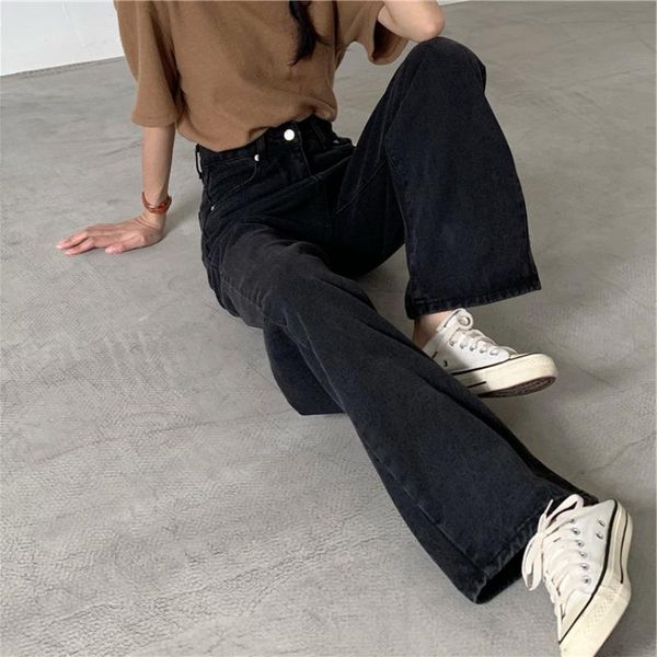 women's jeans ulzzang washed retro wild full length loose wide leg pants classical bf denim fashion large size, Blue
women's jeans ulzzang washed retro wild full length loose wide leg pants classical bf denim fashion large size, Blue