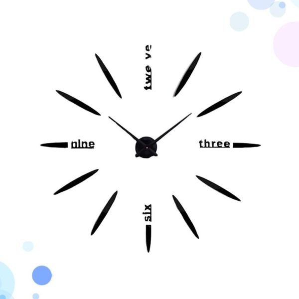 stereoscopic wall clock creative decorative diy art decor for home office living room - battery (bla clocks
stereoscopic wall clock creative decorative diy art decor for home office living room - battery (bla clocks