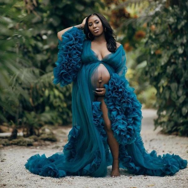 wraps & jackets blue maternity gowns for poshoot luxury ruffles tiered skirts pluffy women dresses babyshower evening party wear, White
wraps & jackets blue maternity gowns for poshoot luxury ruffles tiered skirts pluffy women dresses babyshower evening party wear, White