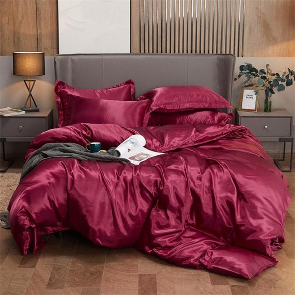 bedding sets kotudenavy 2021 satin silk solid color home textile twin king size bed high-end duvet cover
bedding sets kotudenavy 2021 satin silk solid color home textile twin king size bed high-end duvet cover
