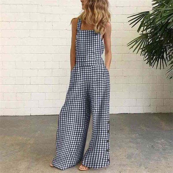 women jumpsuits casual sling rompers vintage pocket button wide leg female jumpsuit summer overalls plus size 5xl playsuits 210522, Black;white
women jumpsuits casual sling rompers vintage pocket button wide leg female jumpsuit summer overalls plus size 5xl playsuits 210522, Black;white