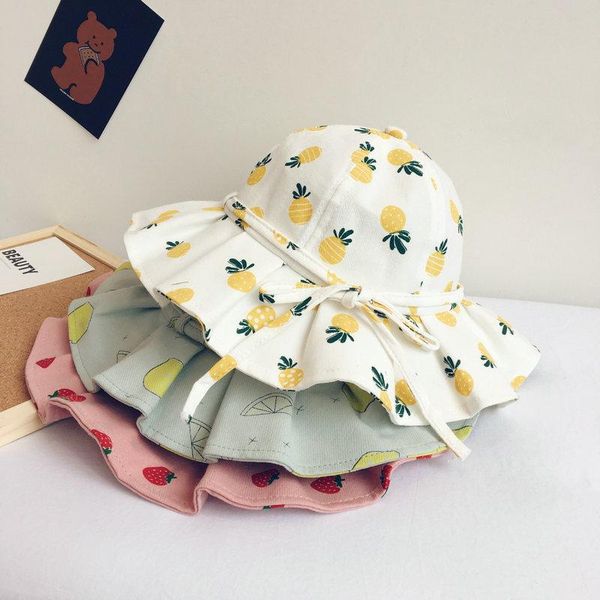 korean style 2021 summer baby cotton bucket hats cartoon pineapple print children boys girls sunshade caps for 2-4y kids &, Yellow
korean style 2021 summer baby cotton bucket hats cartoon pineapple print children boys girls sunshade caps for 2-4y kids &, Yellow