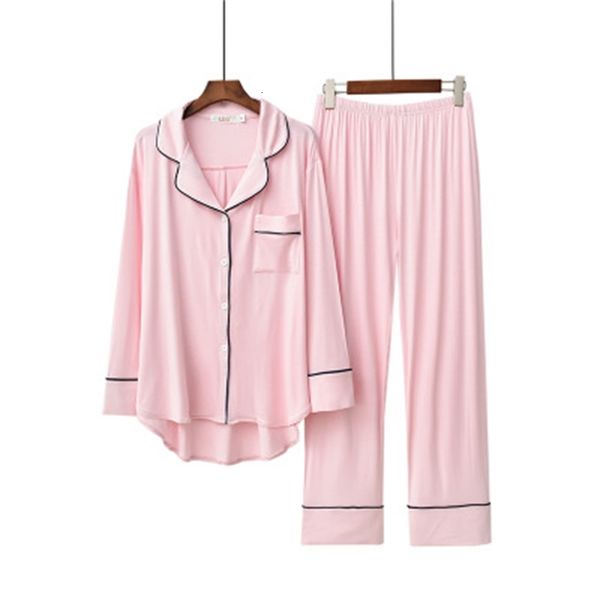 women's sleepwear autumn wnter modal pyjamas women lapel trousers long sleeves two-piece sleepwear pajamas ladies loose home wear pijam, Black;red
women's sleepwear autumn wnter modal pyjamas women lapel trousers long sleeves two-piece sleepwear pajamas ladies loose home wear pijam, Black;red