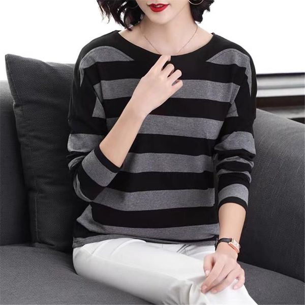 women's t-shirt cotton black striped women summer loose t-shirts 2021 female plus size short sleeve casual o-neck modal t shirt ladies, White
women's t-shirt cotton black striped women summer loose t-shirts 2021 female plus size short sleeve casual o-neck modal t shirt ladies, White