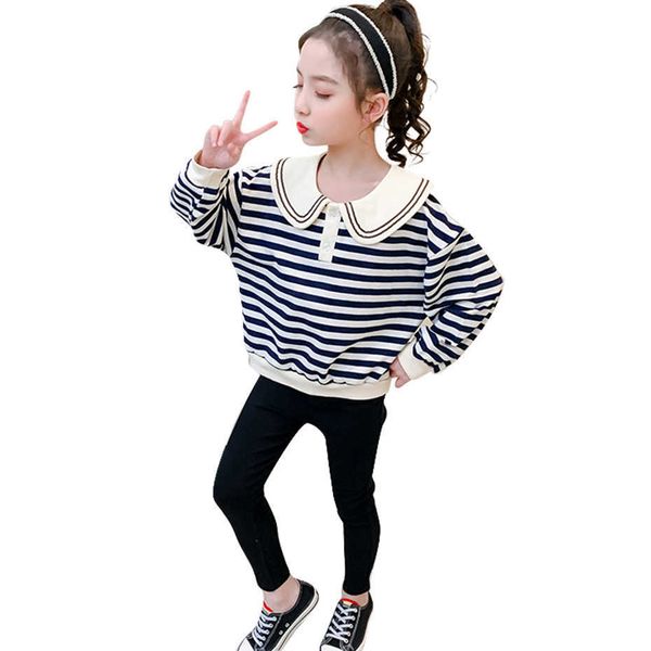 kids clothes striped sweatshirt + pants girls clothing patchwork tracksuit summer children's 6 8 10 12 14 210528, White
kids clothes striped sweatshirt + pants girls clothing patchwork tracksuit summer children's 6 8 10 12 14 210528, White