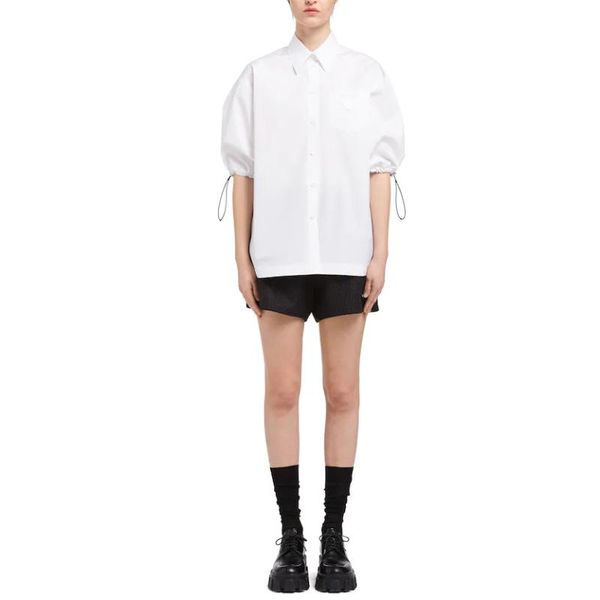 women's t-shirt 2021 ladies white collar drawstring puff sleeve shirt summer black micro-standard loose short-sleeved mid-length
women's t-shirt 2021 ladies white collar drawstring puff sleeve shirt summer black micro-standard loose short-sleeved mid-length