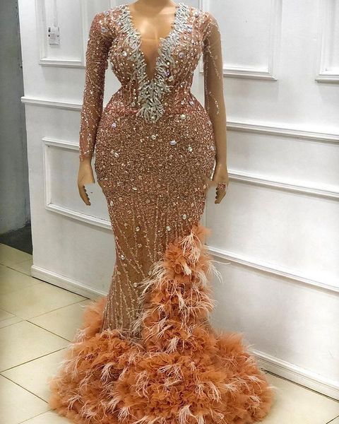 2021 plus size arabic aso ebi luxurious mermaid lace prom dresses beaded crystals feather evening formal party second reception gowns dress, Black
2021 plus size arabic aso ebi luxurious mermaid lace prom dresses beaded crystals feather evening formal party second reception gowns dress, Black