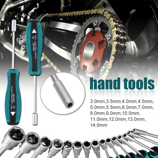 hand tools 1pcs 3mm-14mm socket wrench metal driver hex nut key screwdriver nutdriver tool
hand tools 1pcs 3mm-14mm socket wrench metal driver hex nut key screwdriver nutdriver tool