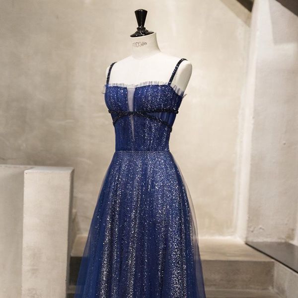 party dresses dreamy starry blue formal prom gowns sparkly sequined criss-cross ruehed spaghetti straps female evening, White;black
party dresses dreamy starry blue formal prom gowns sparkly sequined criss-cross ruehed spaghetti straps female evening, White;black