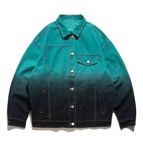 men's jackets 2021 vintage gradient denim s mens hip hop streetwear color block button loose outwear jacket coats, Black;brown
men's jackets 2021 vintage gradient denim s mens hip hop streetwear color block button loose outwear jacket coats, Black;brown