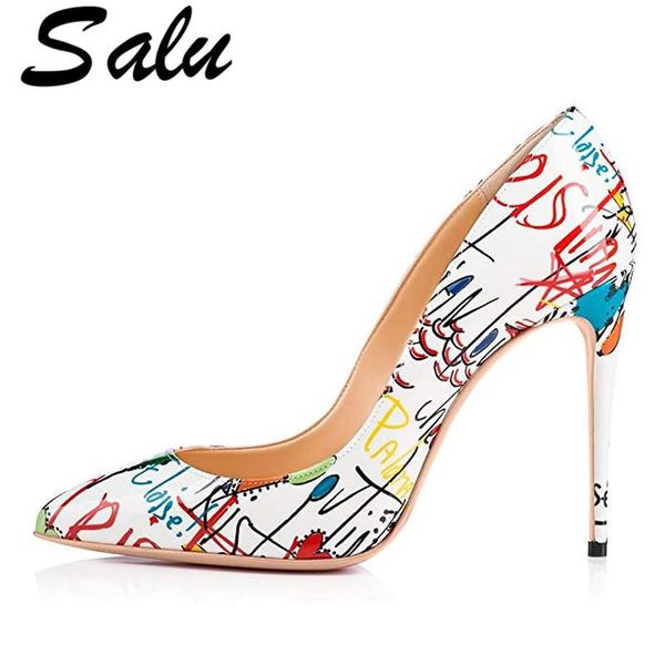 dress shoes salu autumn women pumps thin ultra super high heels white fashion female ladies party wedding office, Black
dress shoes salu autumn women pumps thin ultra super high heels white fashion female ladies party wedding office, Black
